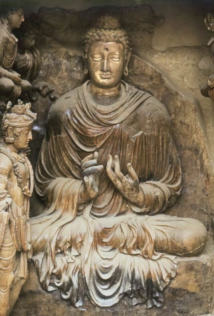 The Buddha, Tapa Shotor monastery in Hadda, Afghanistan