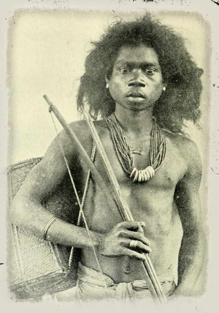Kanikar tribal man in South India